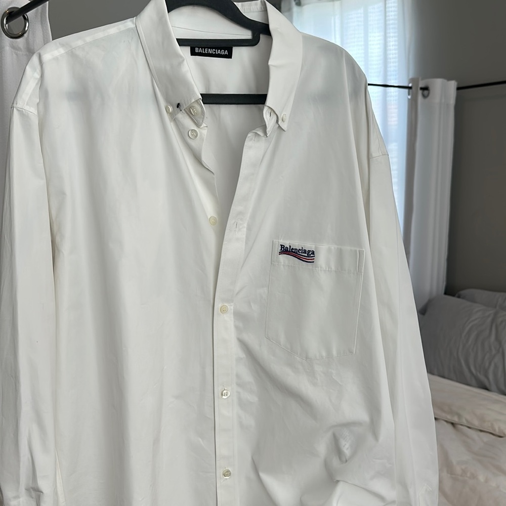 Men’s Balenciaga button down shirt 40